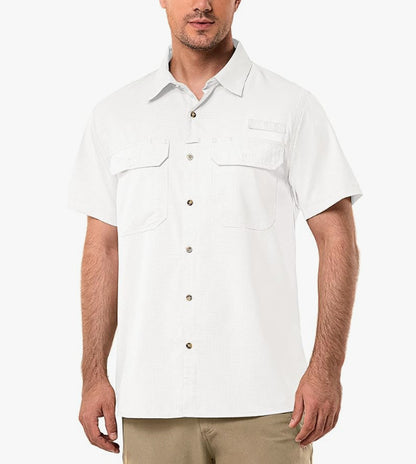 Mens Quick-Dry Short Sleeve Shirt
