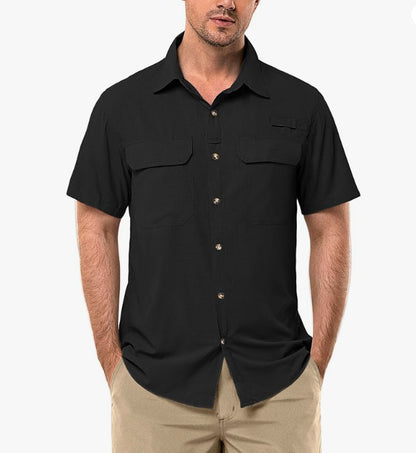 Mens Quick-Dry Short Sleeve Shirt