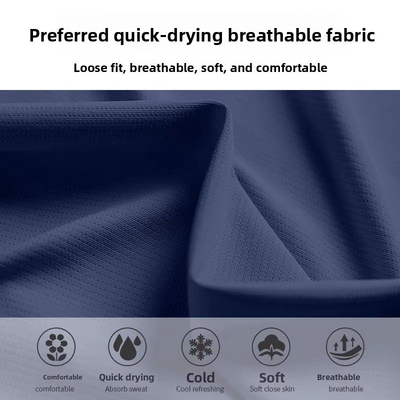 Mens Quick-Dry Sports Shorts and T-Shirt Set