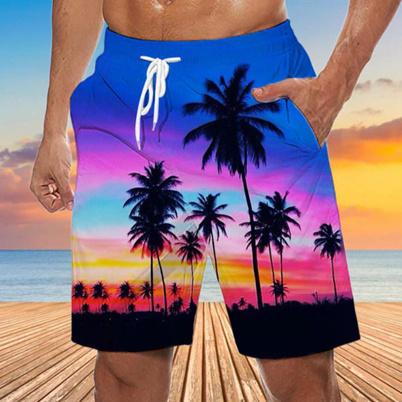 Mens Quick Dry Swim Shorts Beach Trunks
