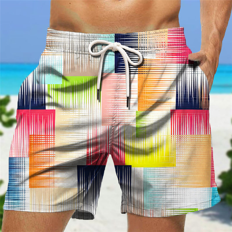 Mens Quick Dry Swim Shorts Beach Trunks