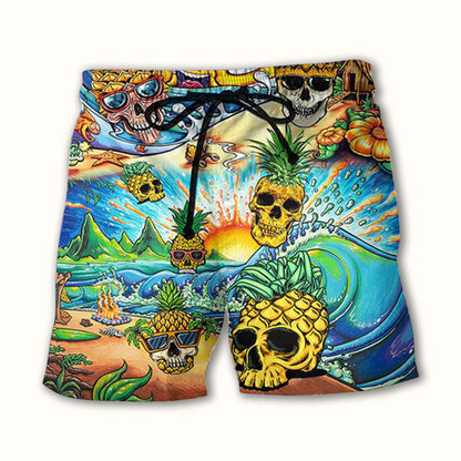 Mens Quick Dry Swim Shorts Beach Trunks