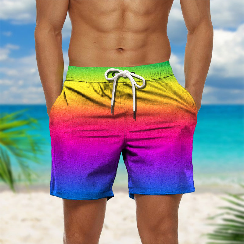 Mens Quick Dry Swim Shorts Beach Trunks