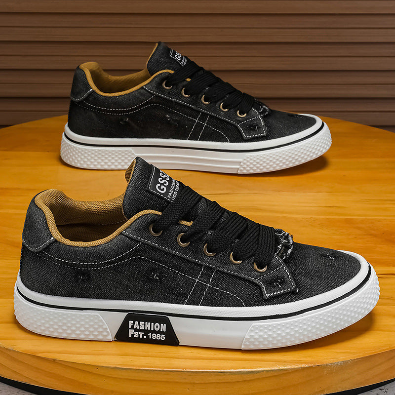 Mens Retro Canvas Casual Sneakers