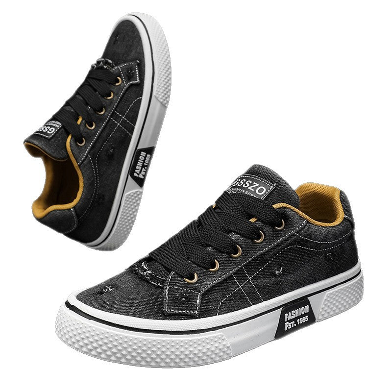Mens Retro Canvas Casual Sneakers