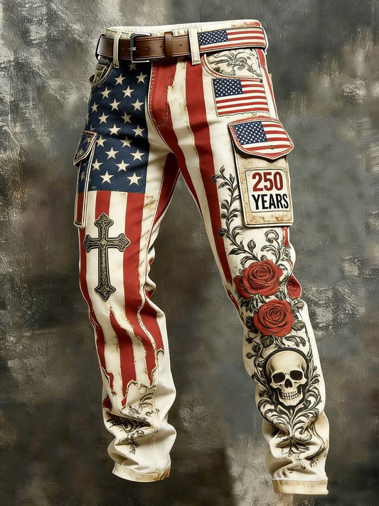 Mens Retro Cargo Pants