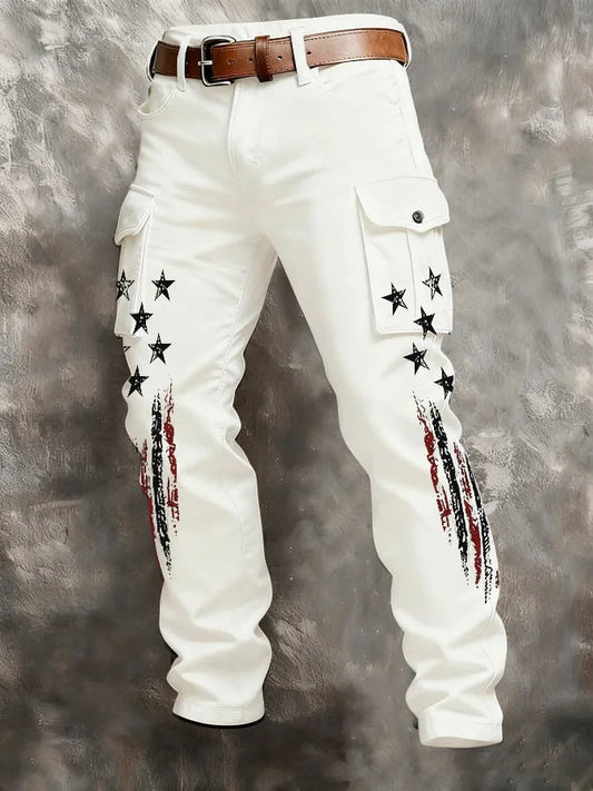 Mens Retro Cargo Pants