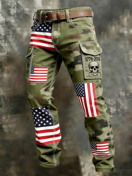 Mens Retro Cargo Pants