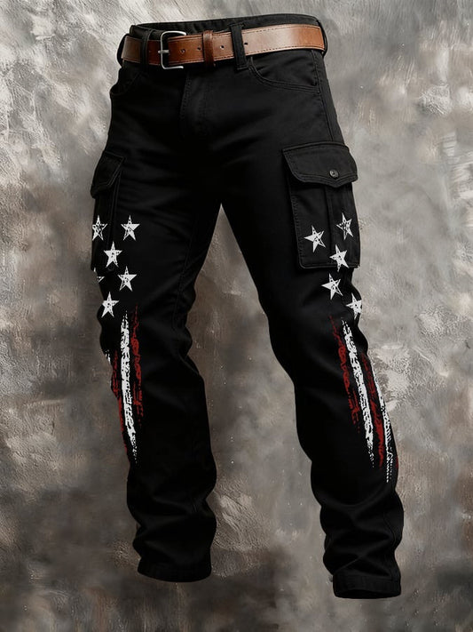 Mens Retro Cargo Pants