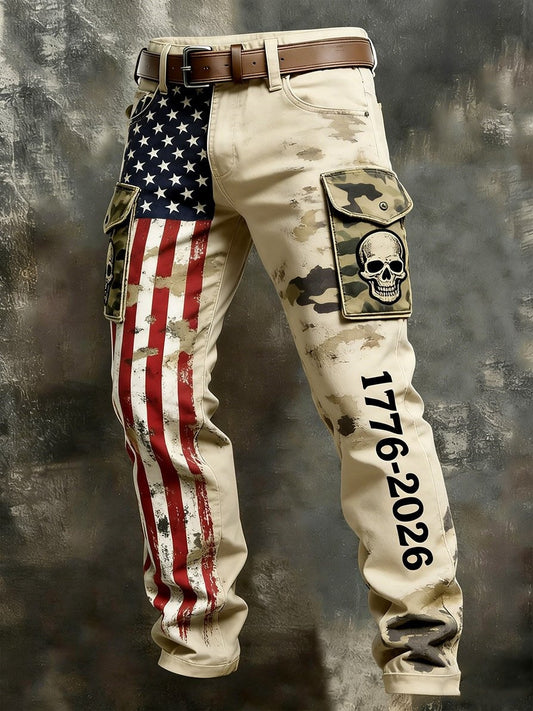 Mens Retro Cargo Pants