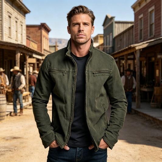 Mens Retro Casual Jacket