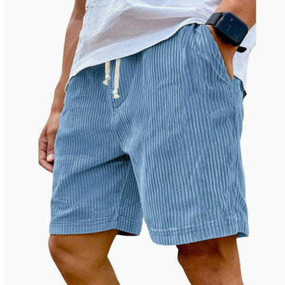 Mens Retro Corduroy Casual Shorts