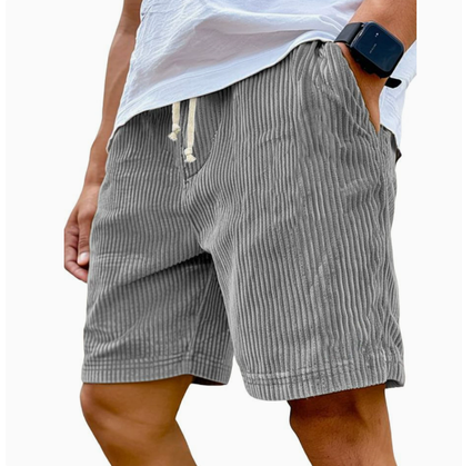 Mens Retro Corduroy Casual Shorts
