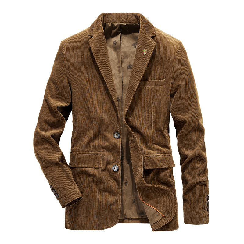 Mens Retro Corduroy Suit