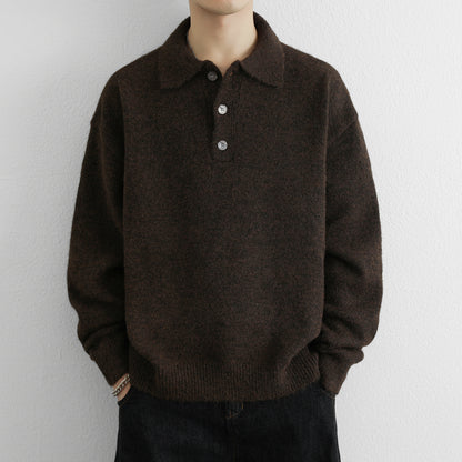 Mens Retro Knit Sweater