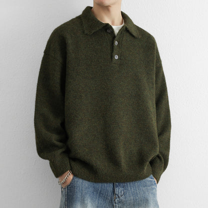 Mens Retro Knit Sweater