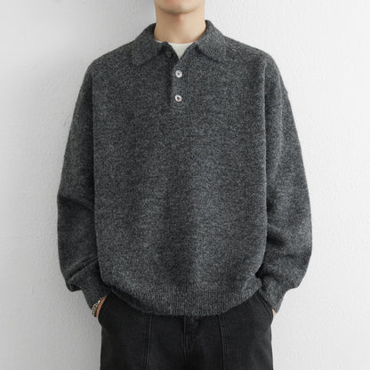Mens Retro Knit Sweater