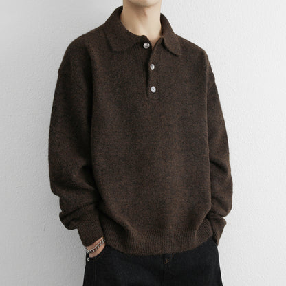 Mens Retro Knit Sweater
