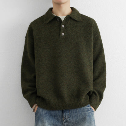 Mens Retro Knit Sweater