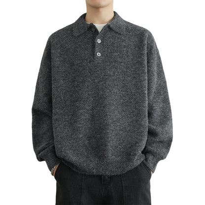 Mens Retro Knit Sweater