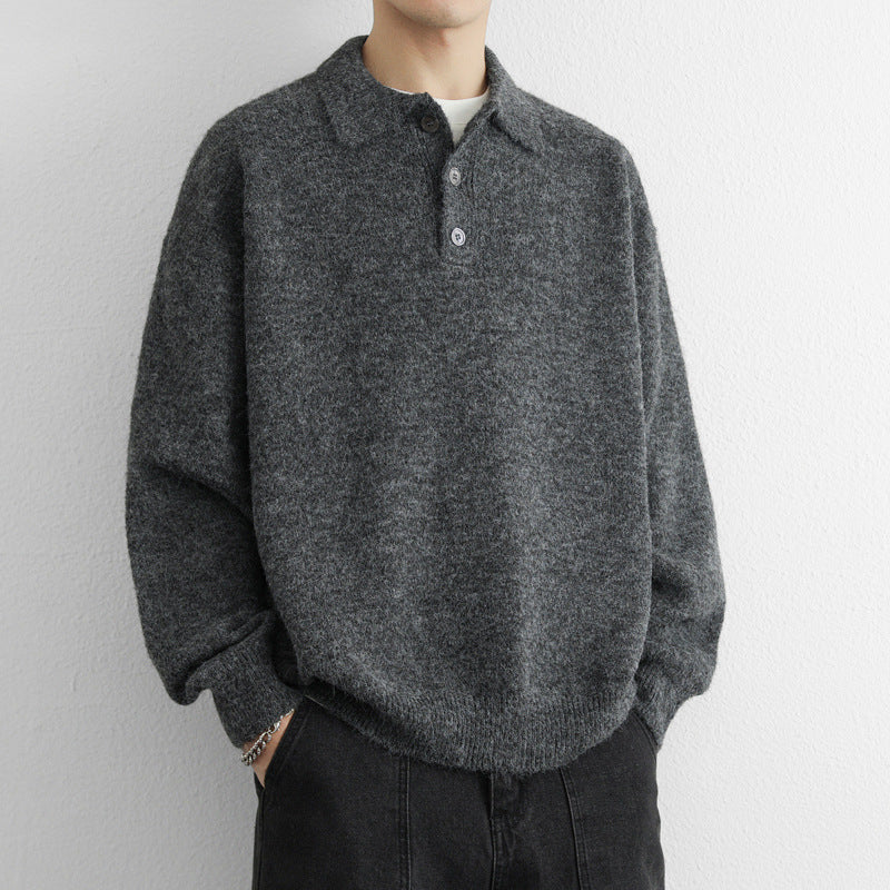 Mens Retro Knit Sweater