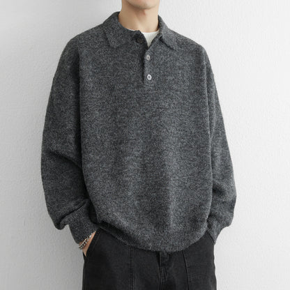 Mens Retro Knit Sweater