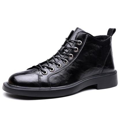 Mens Retro Martin Boots Soft Sole Work Boots