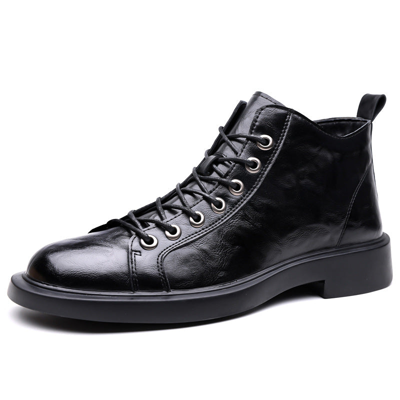 Mens Retro Martin Boots Soft Sole Work Boots