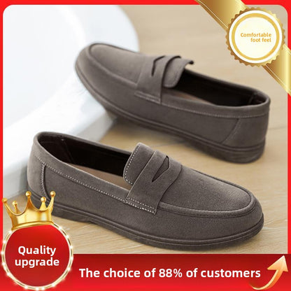 Mens Retro SlipOn Platform Shoes