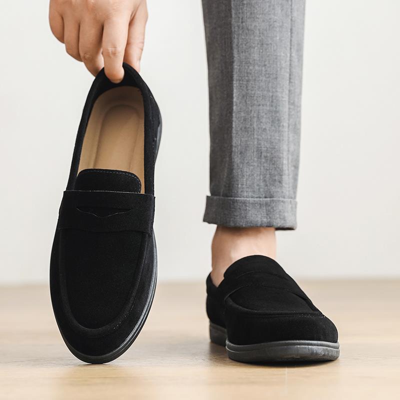 Mens Retro SlipOn Platform Shoes