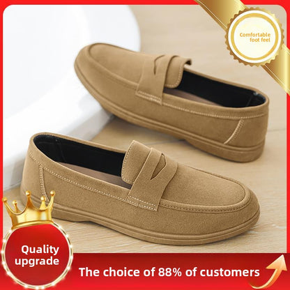 Mens Retro SlipOn Platform Shoes