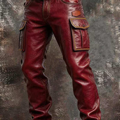 Mens Retro Straight Leg Work Pants