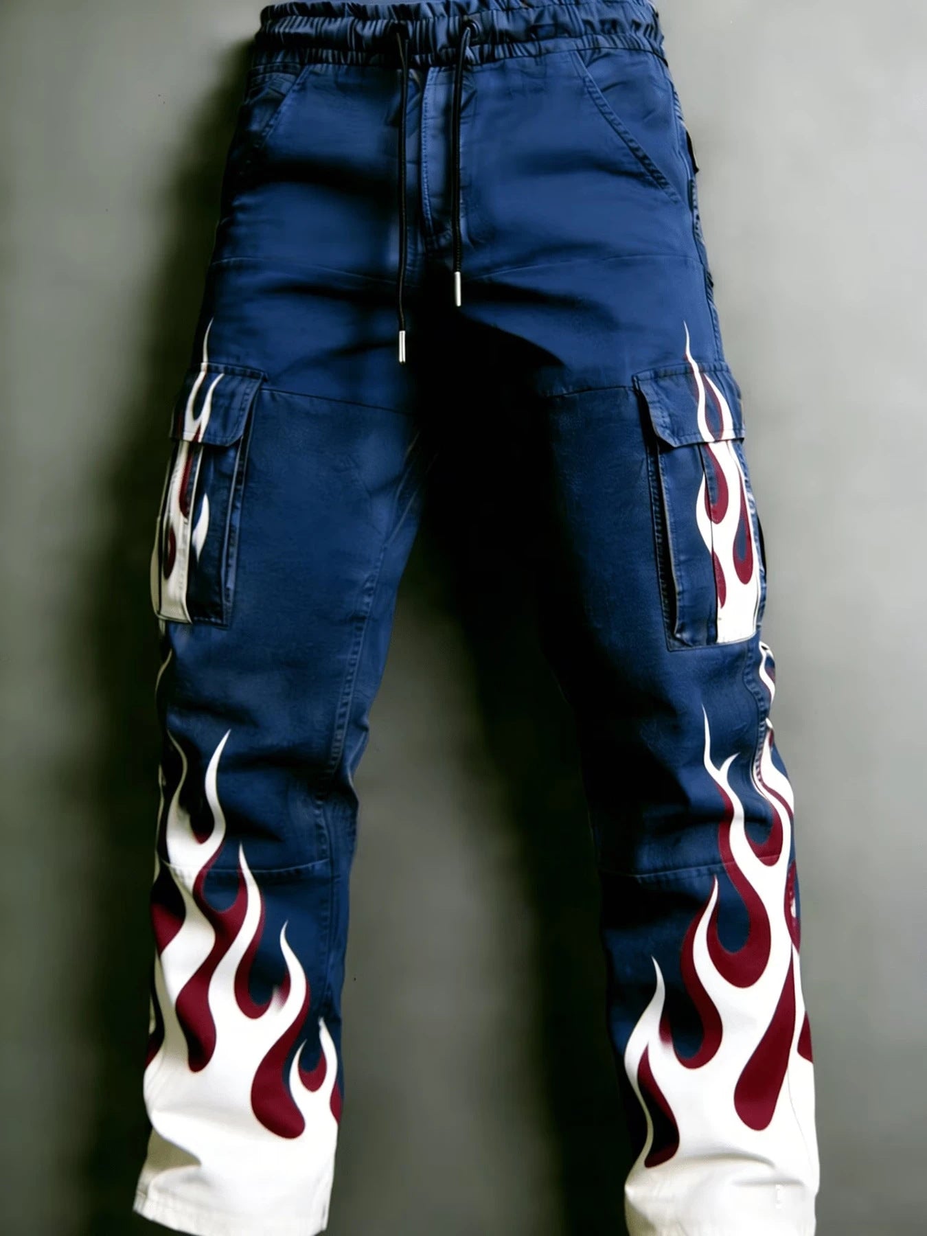 Mens Retro Straight Leg Work Pants