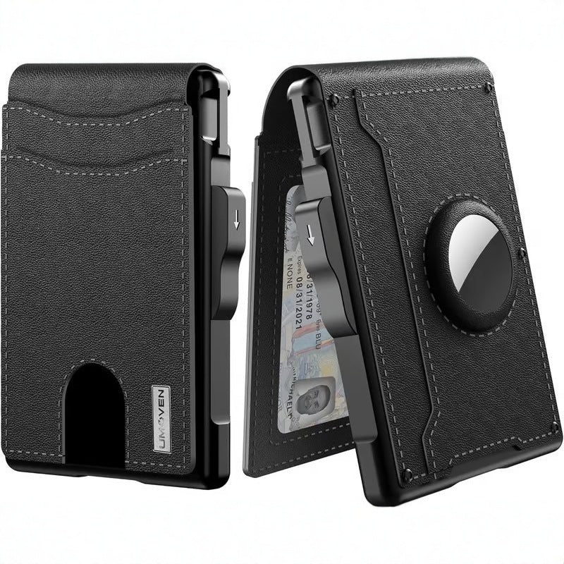 Mens RFID Blocking Carbon Fiber Card Holder