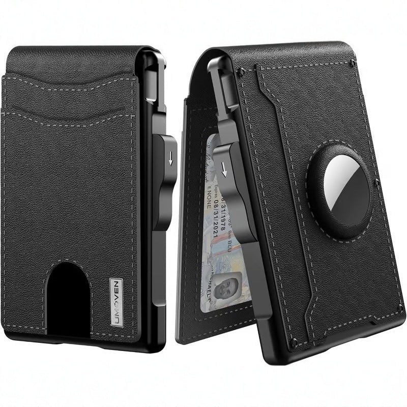 Mens RFID Blocking Carbon Fiber Card Holder