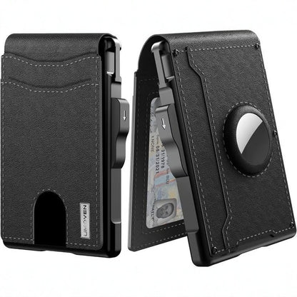 Mens RFID Blocking Carbon Fiber Card Holder