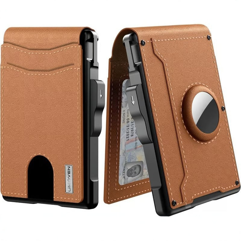 Mens RFID Blocking Carbon Fiber Card Holder