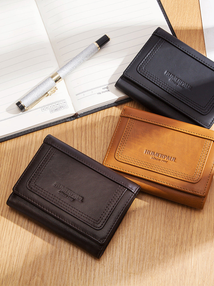 Mens RFID Leather Wallet