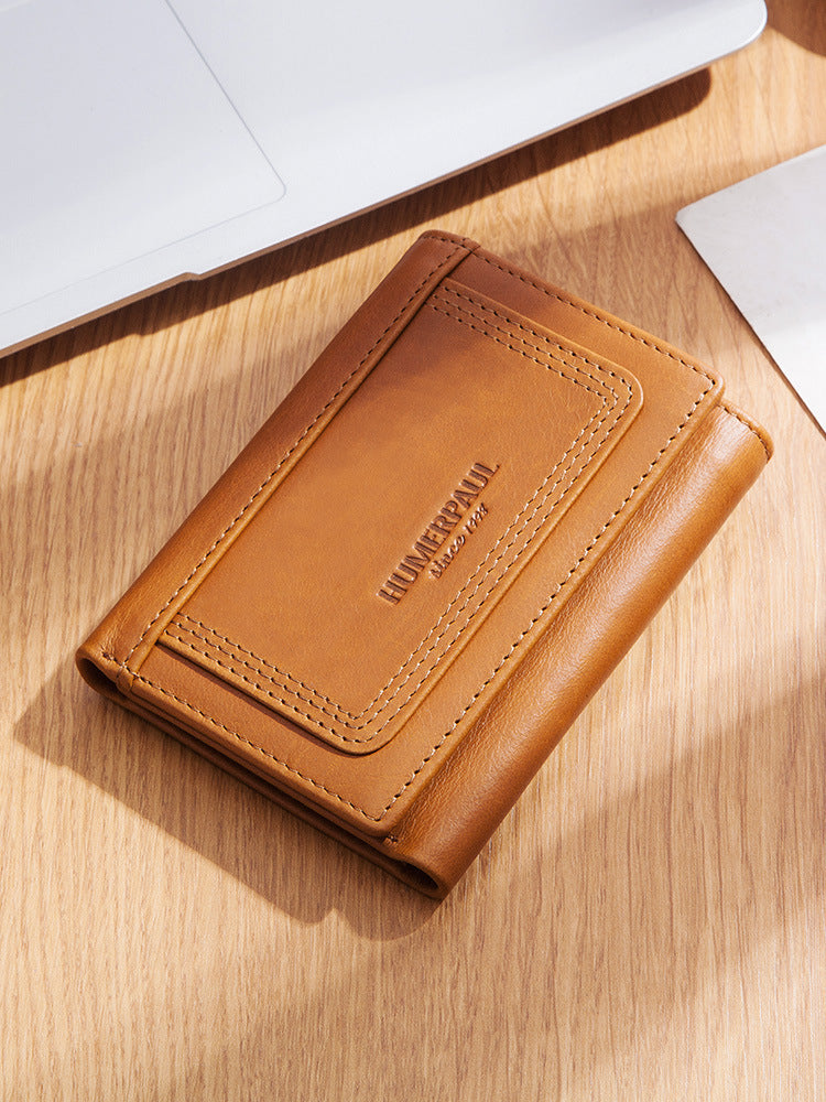 Mens RFID Leather Wallet