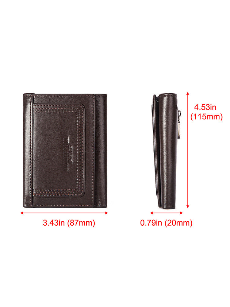 Mens RFID Leather Wallet