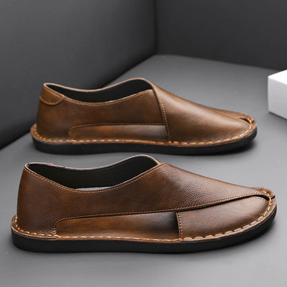 Mens Roman Sandals Breathable Non-Slip Slippers