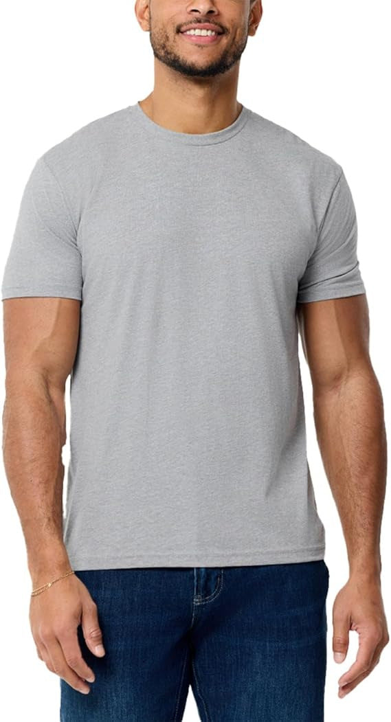 Mens Round Neck Short Sleeve T-Shirt