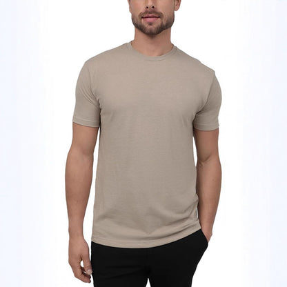 Mens Round Neck Short Sleeve T-Shirt