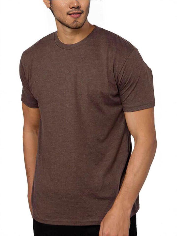 Mens Round Neck Short Sleeve T-Shirt