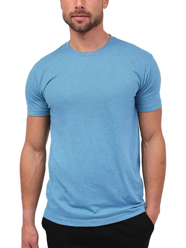 Mens Round Neck Short Sleeve T-Shirt