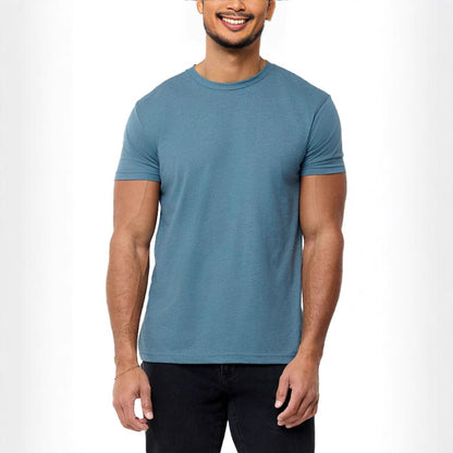 Mens Round Neck Short Sleeve T-Shirt