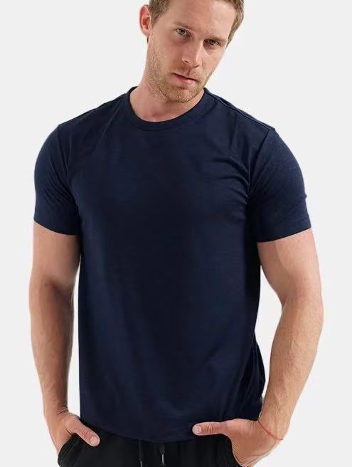 Mens Round Neck Short Sleeve T-Shirt