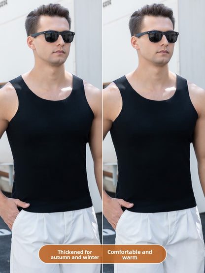 Mens Seamless Cotton Tank Top