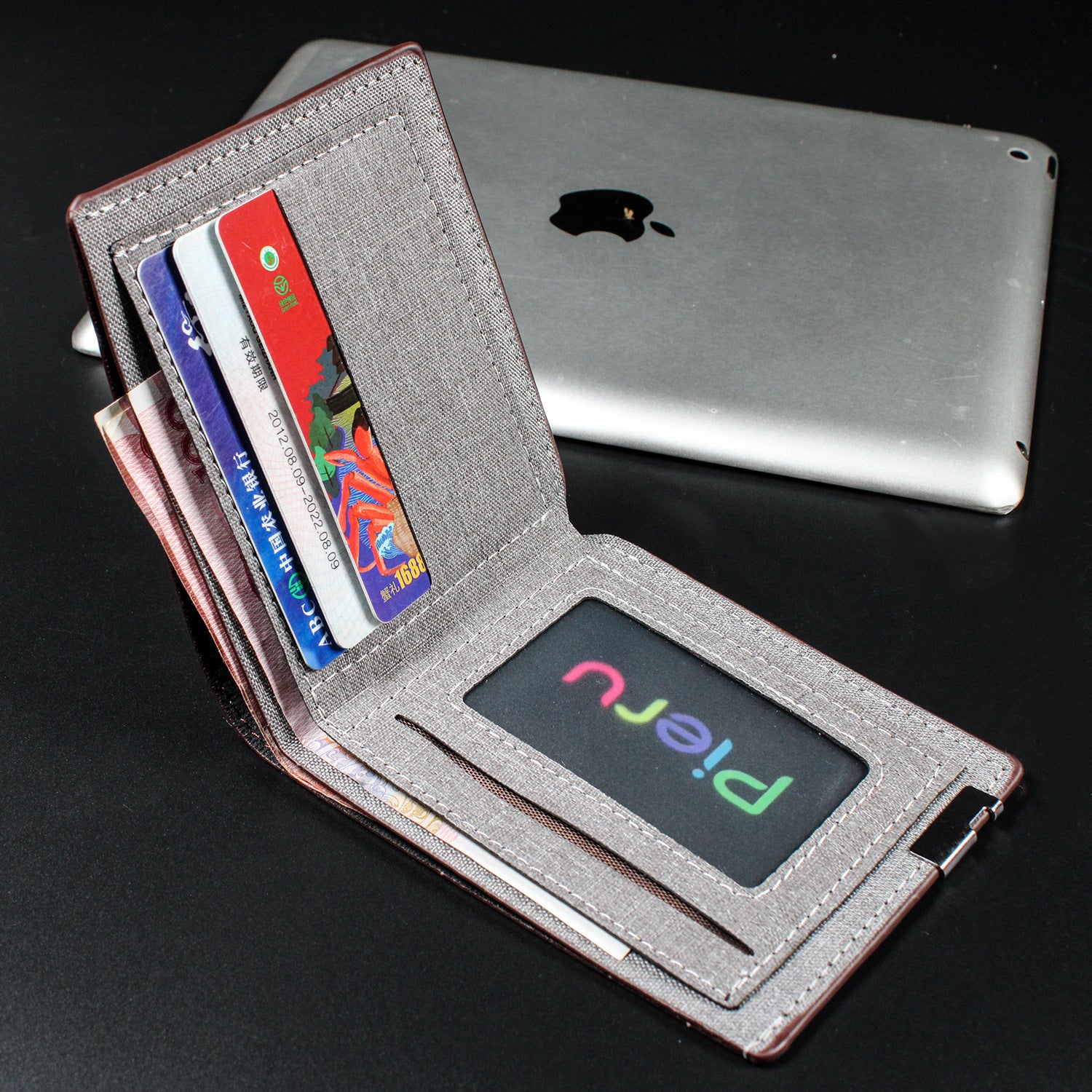 Mens Short Canvas Wallet