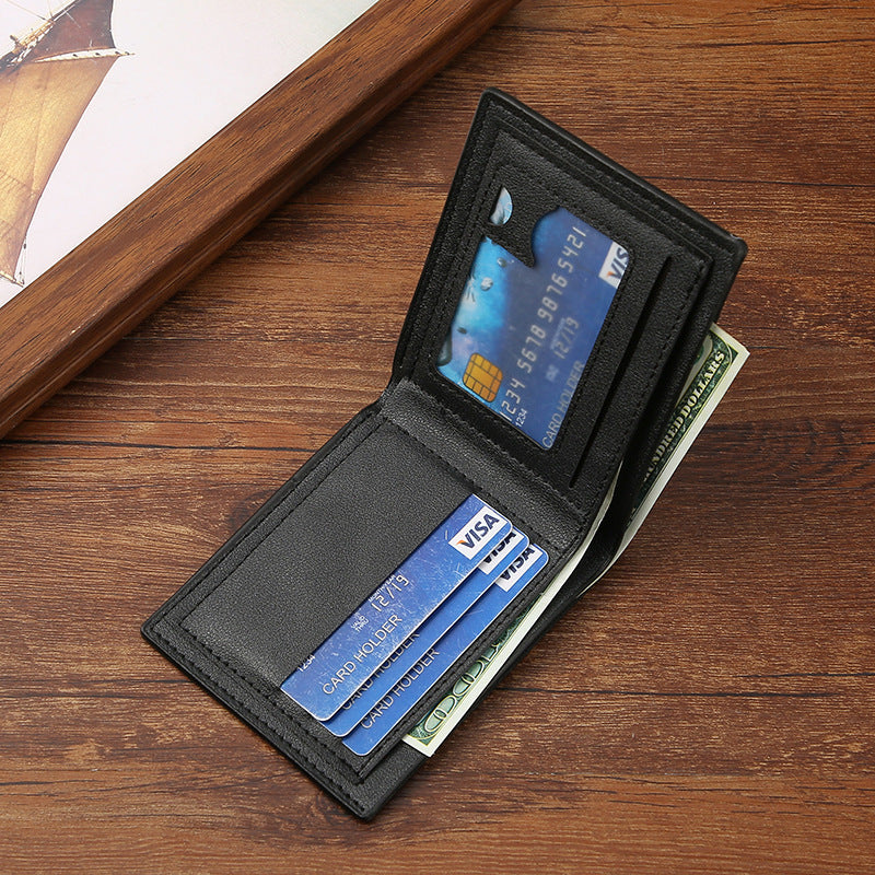 Mens Short Horizontal Leather Wallet
